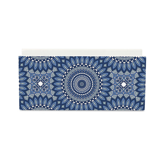 Blue Mandala 2 Tissue Stand 1.5" x 5.5" x 2.5" - Main Image
