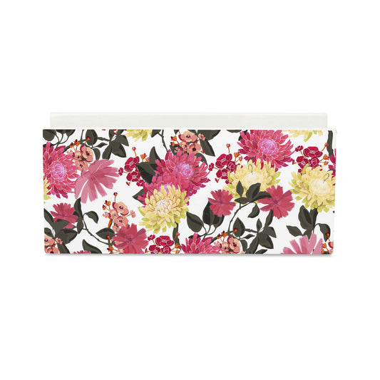 Ava Floral W Tissue Stand 1.5" x 5.5" x 2.5" - Main Image