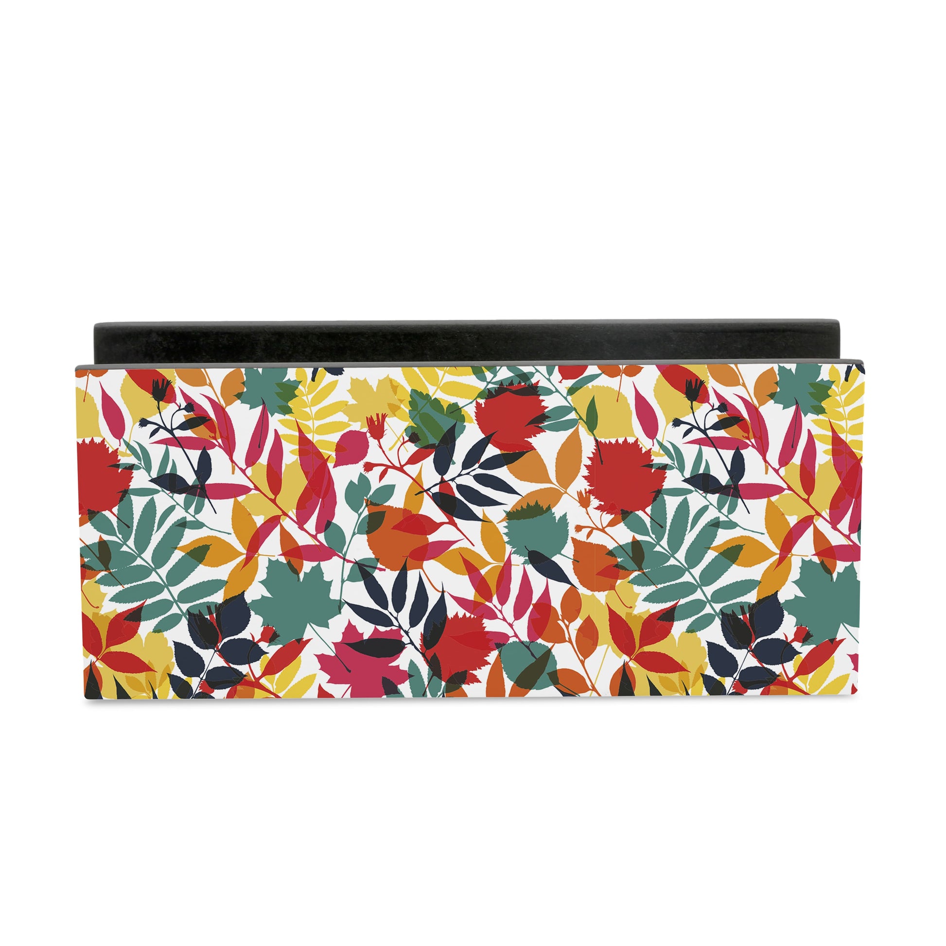 Autumn Leaves Tissue Stand 1.5" x 5.5" x 2.5" - Main Image